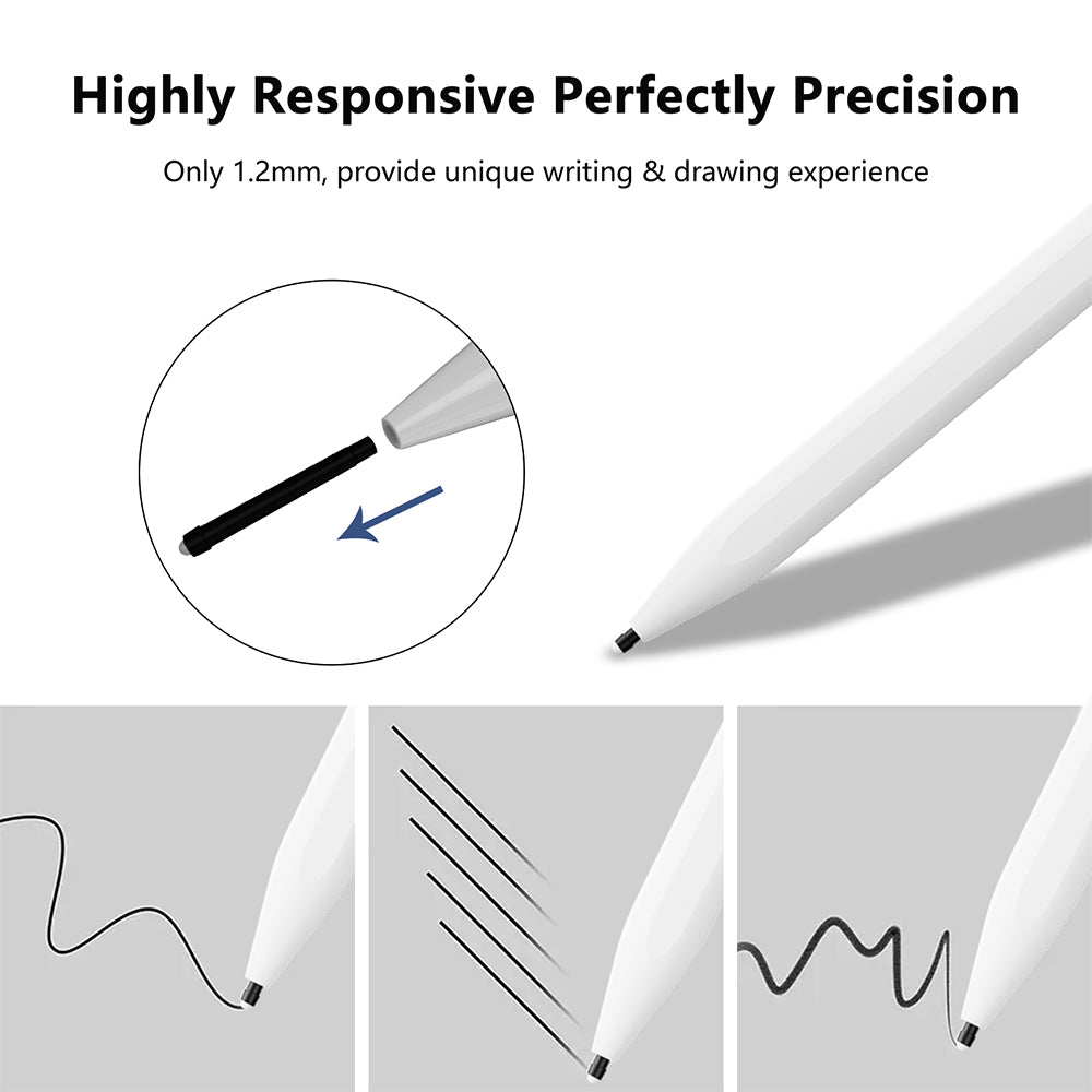 Touch Pen Techsuit A580S az Apple iPadhez, Aktív Változat, Fehér