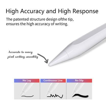 Touch Pen Techsuit AC10-CP az Apple iPadhez, Aktív Változat, Fehér