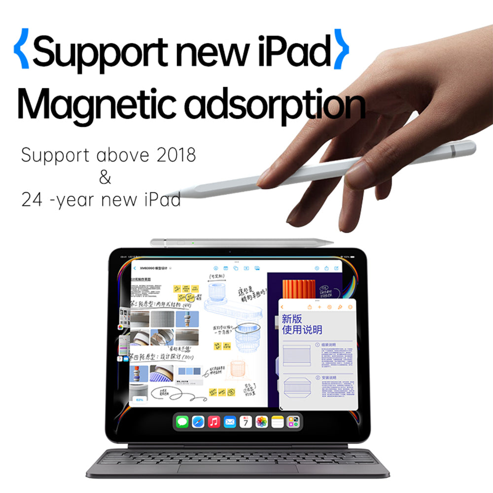 Touch Pen Techsuit AP01 Pro az Apple iPadhez, Aktív Változat, Fehér