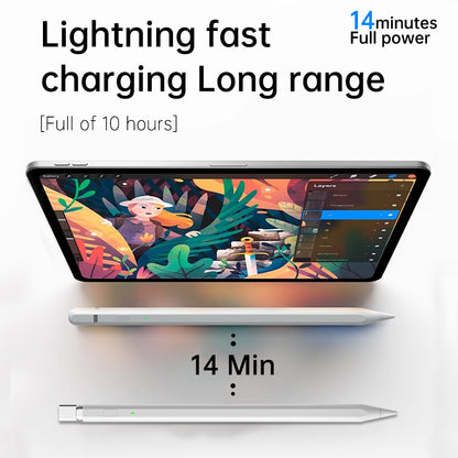 Touch Pen Techsuit AP01 Pro az Apple iPadhez, Aktív Változat, Fehér