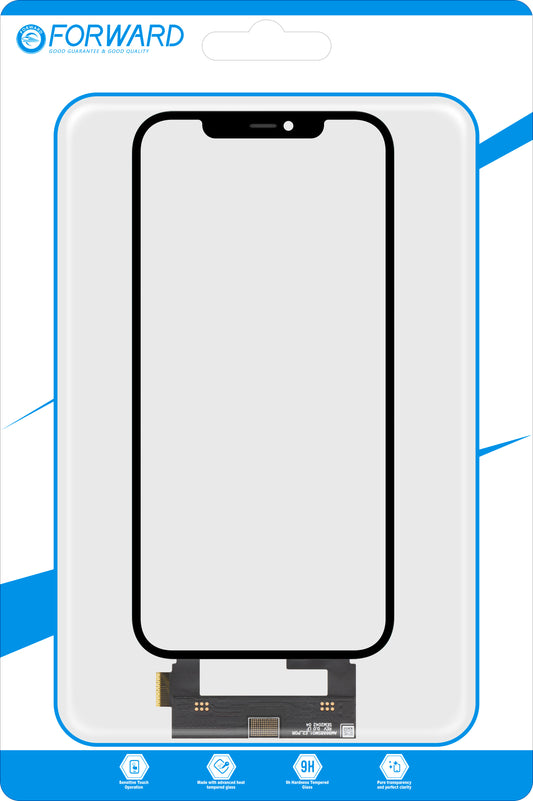 Touchscreen Forward Guard OCA az Apple iPhone 12 Pro Max-hoz, IC verzió, fekete