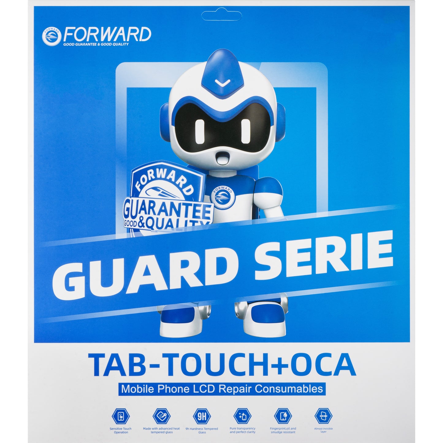 Touchscreen Forward Guard OCA az Apple iPad Pro 11 (2018) készülékhez, Fekete
