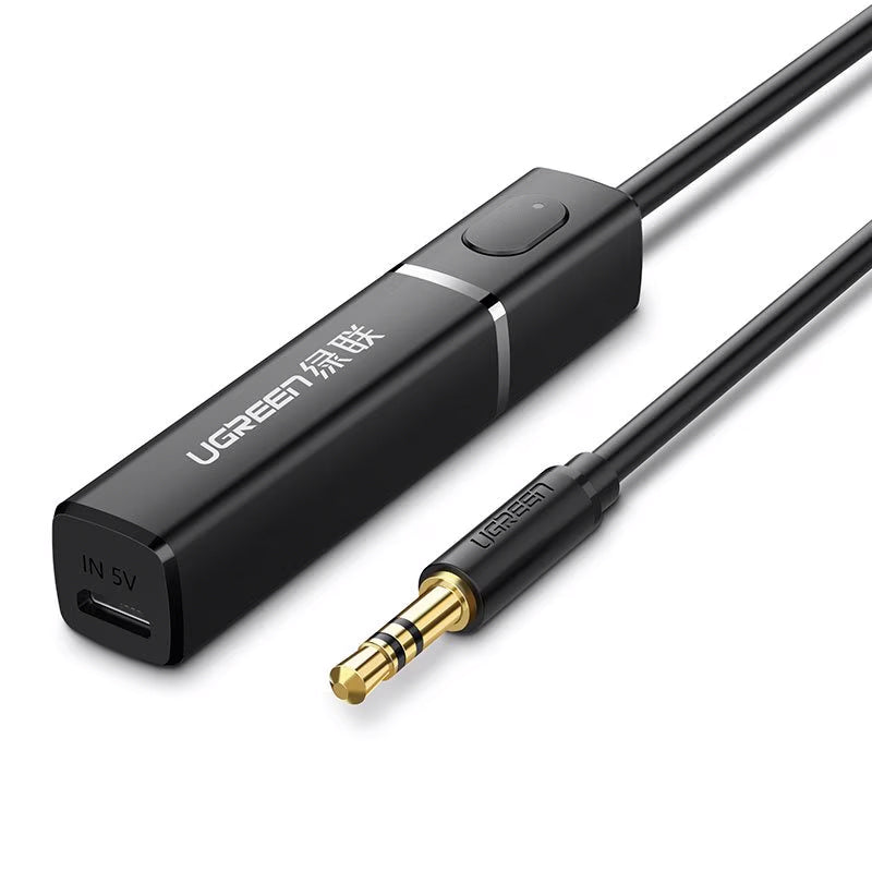 UGREEN CM107 Bluetooth adó, AUX, Fekete