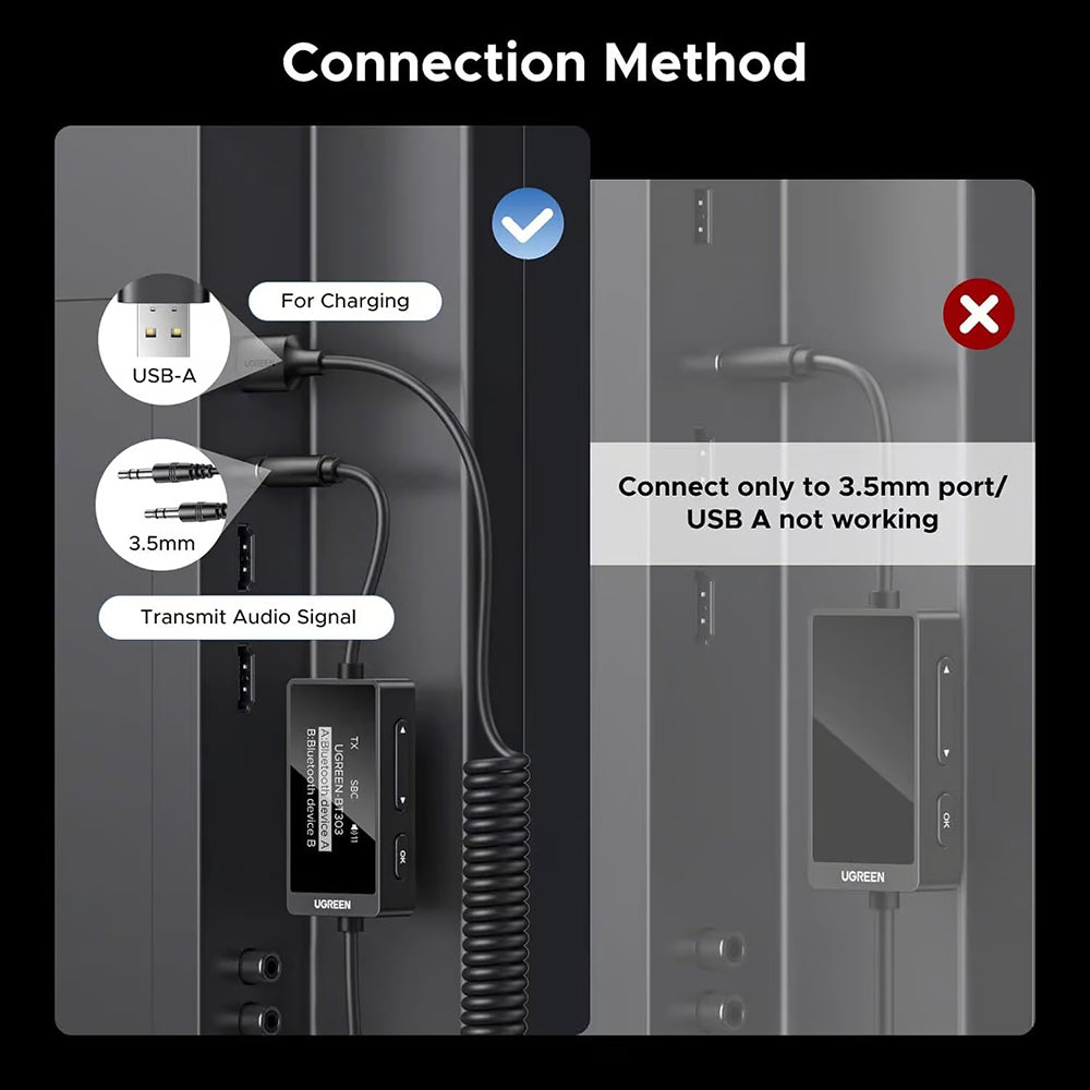 Bluetooth adó / vevő UGREEN BT303