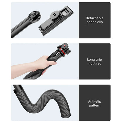 Trepied 1/4inch Techsuit C02, Fekete