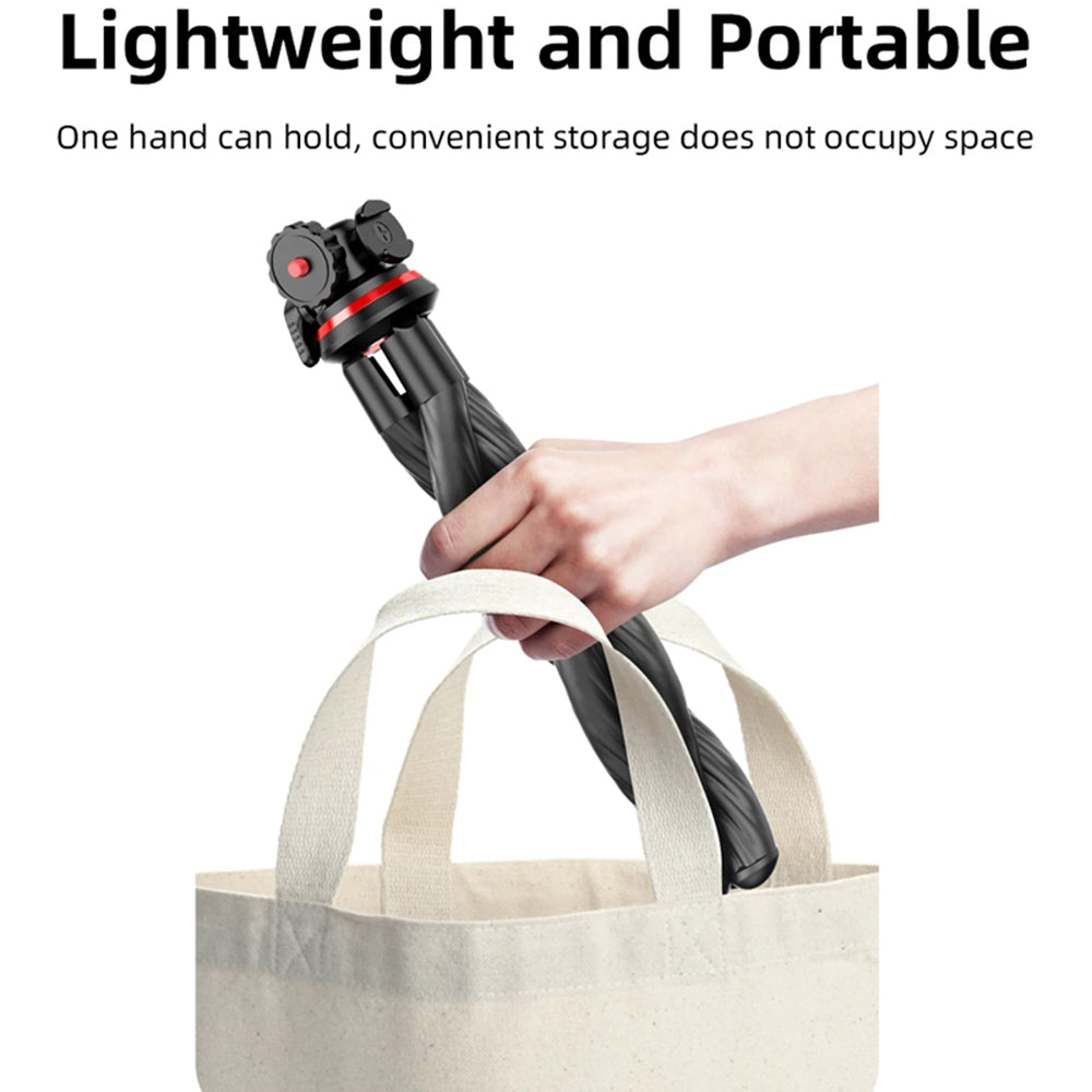 Trepied 1/4inch Techsuit C02, Fekete