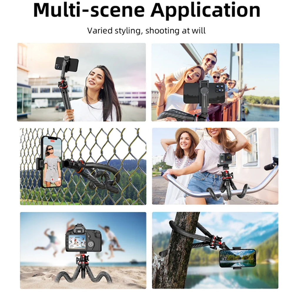 Trepied 1/4inch Techsuit C02, Fekete