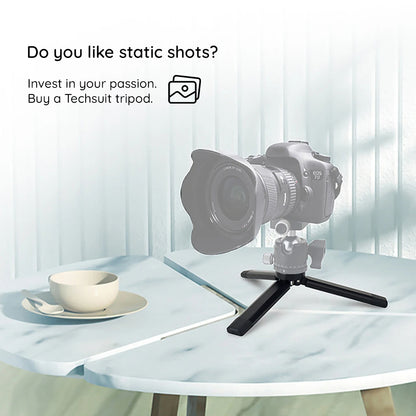 Techsuit TPD2 1/4inch állvány, Fekete