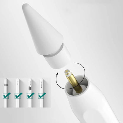 Tech-Protect érintőhegy az Apple Pencil sorozathoz, 4 darabos készlet, fehér