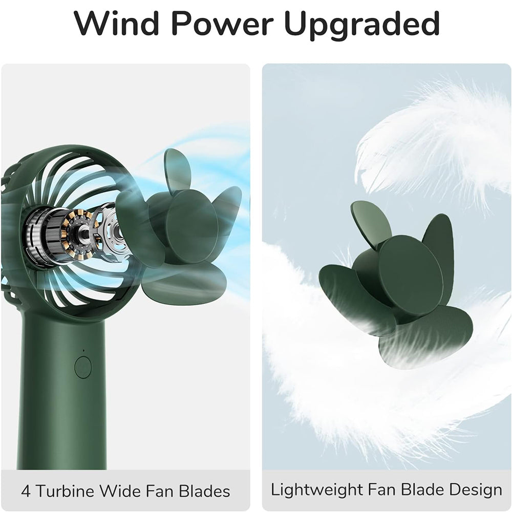 JisuLife FA20X hordozható ventilátor, zöld