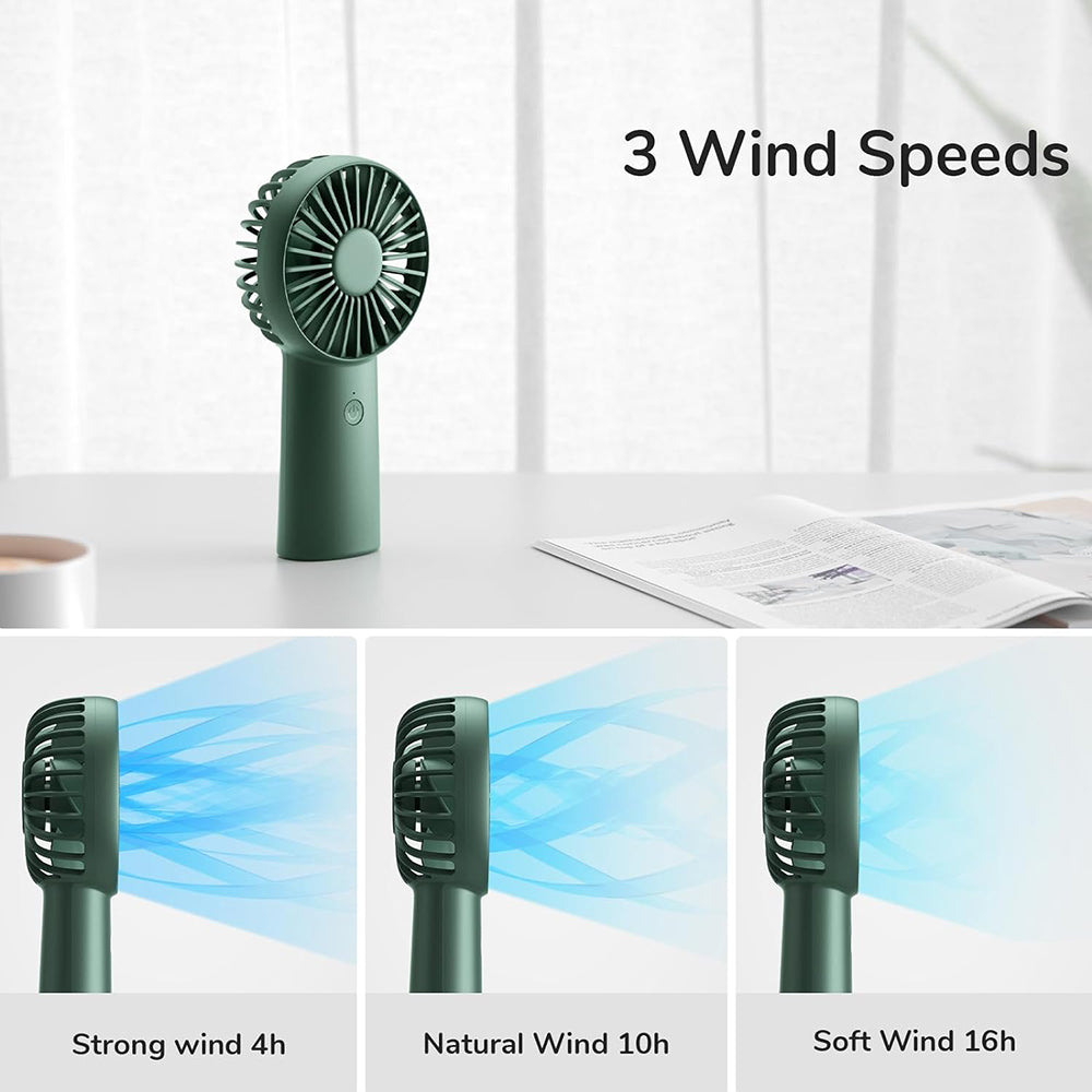 JisuLife FA20X hordozható ventilátor, zöld