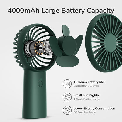 JisuLife FA20X hordozható ventilátor, zöld