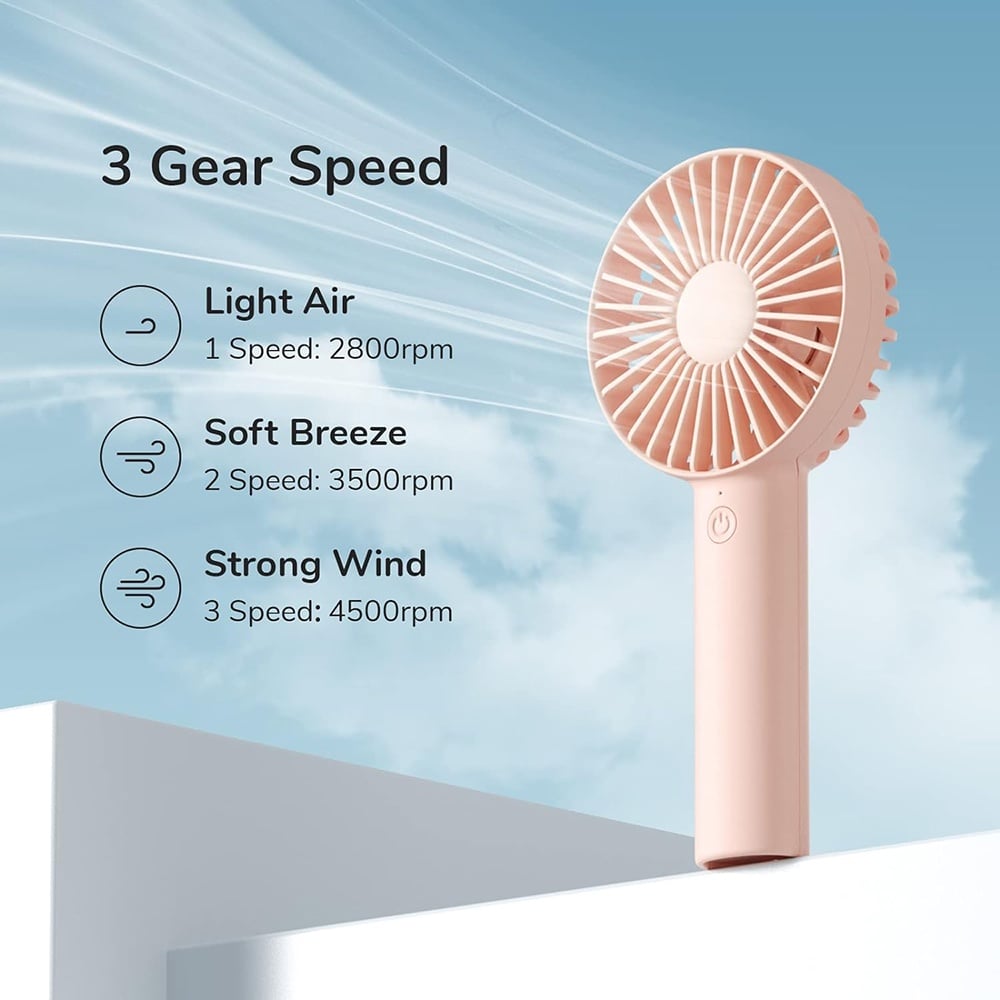 JisuLife FA21 hordozható ventilátor, fehér