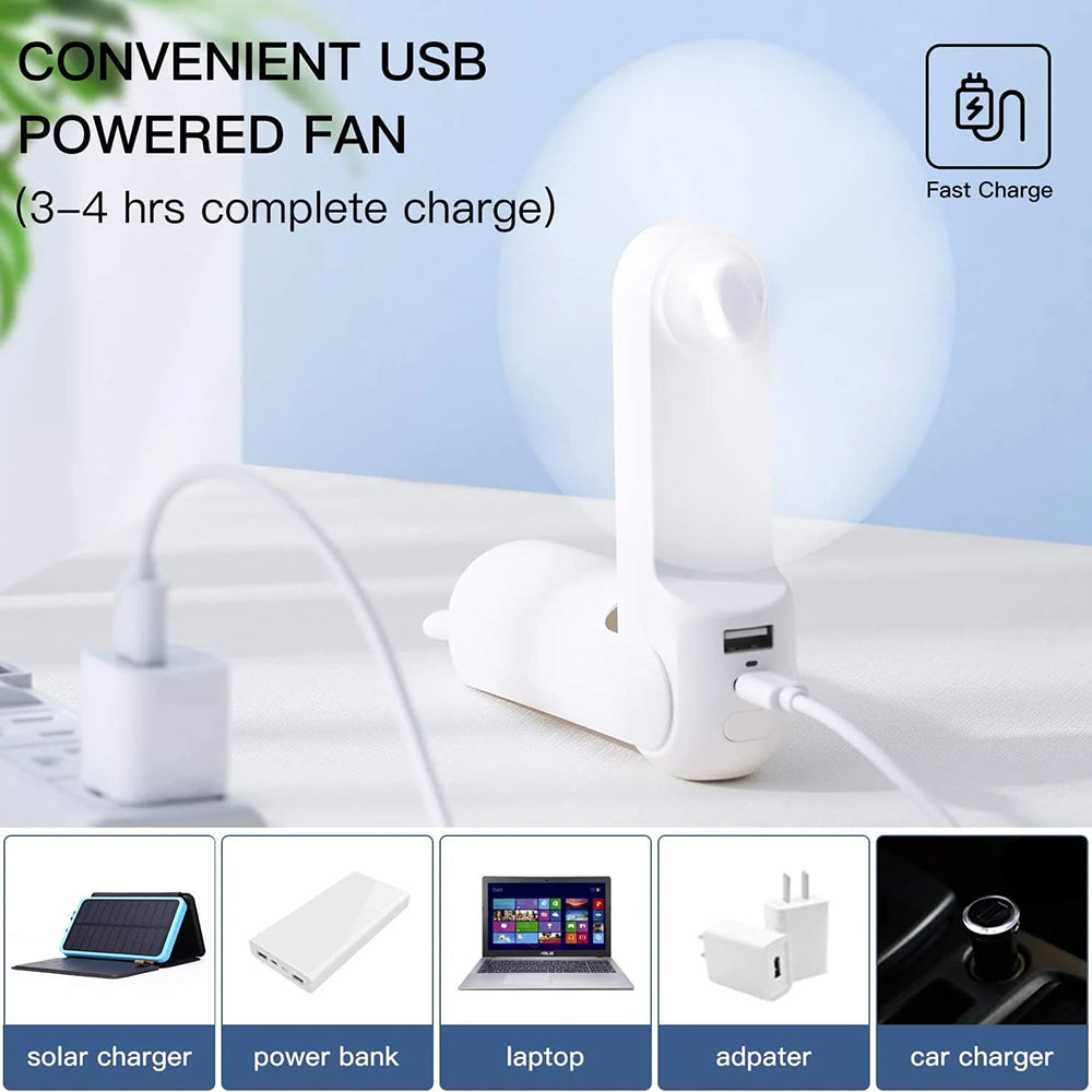 Hordozható Ventilátor JisuLife Life8 Plus F8X, Zöld