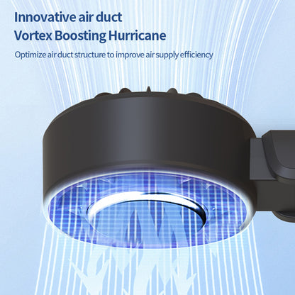 Techsuit A10 hordozható ventilátor, fekete