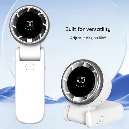 Techsuit A9 hordozható ventilátor, fekete