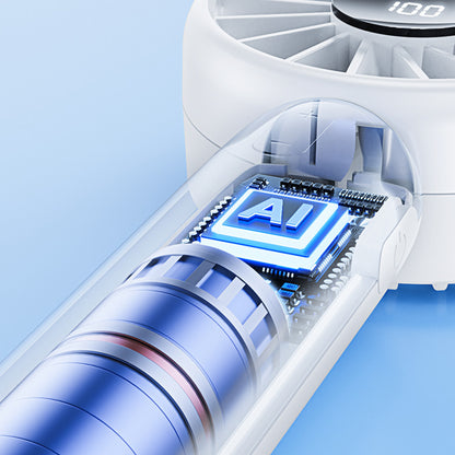 Techsuit CT-110 hordozható ventilátor, zöld
