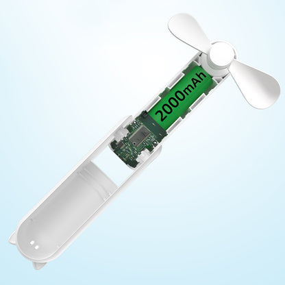 Techsuit HZ001 hordozható ventilátor, barna