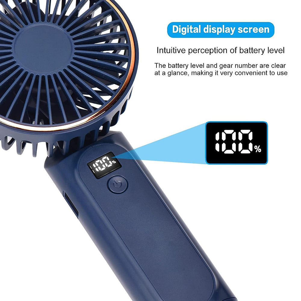 Techsuit M12 hordozható ventilátor, kék