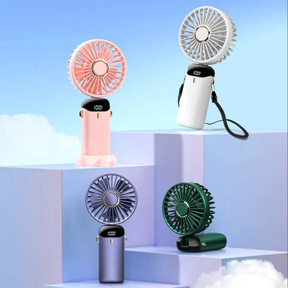 Techsuit N15 hordozható ventilátor, lila