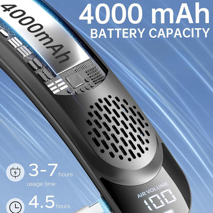 Techsuit S8 hordozható ventilátor, fehér