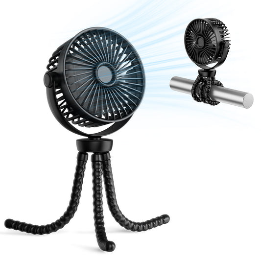 Techsuit VP1 hordozható ventilátor, fekete