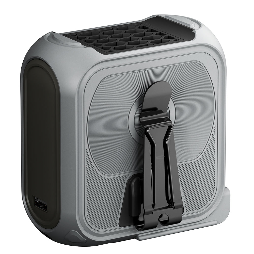 Hordozható ventilátor Techsuit Z13 külső akkumulátorral 10000mAh, Szürke