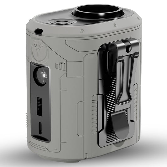 Hordozható Ventilátor Techsuit Z14 külső akkumulátorral 5000mAh, Szürke