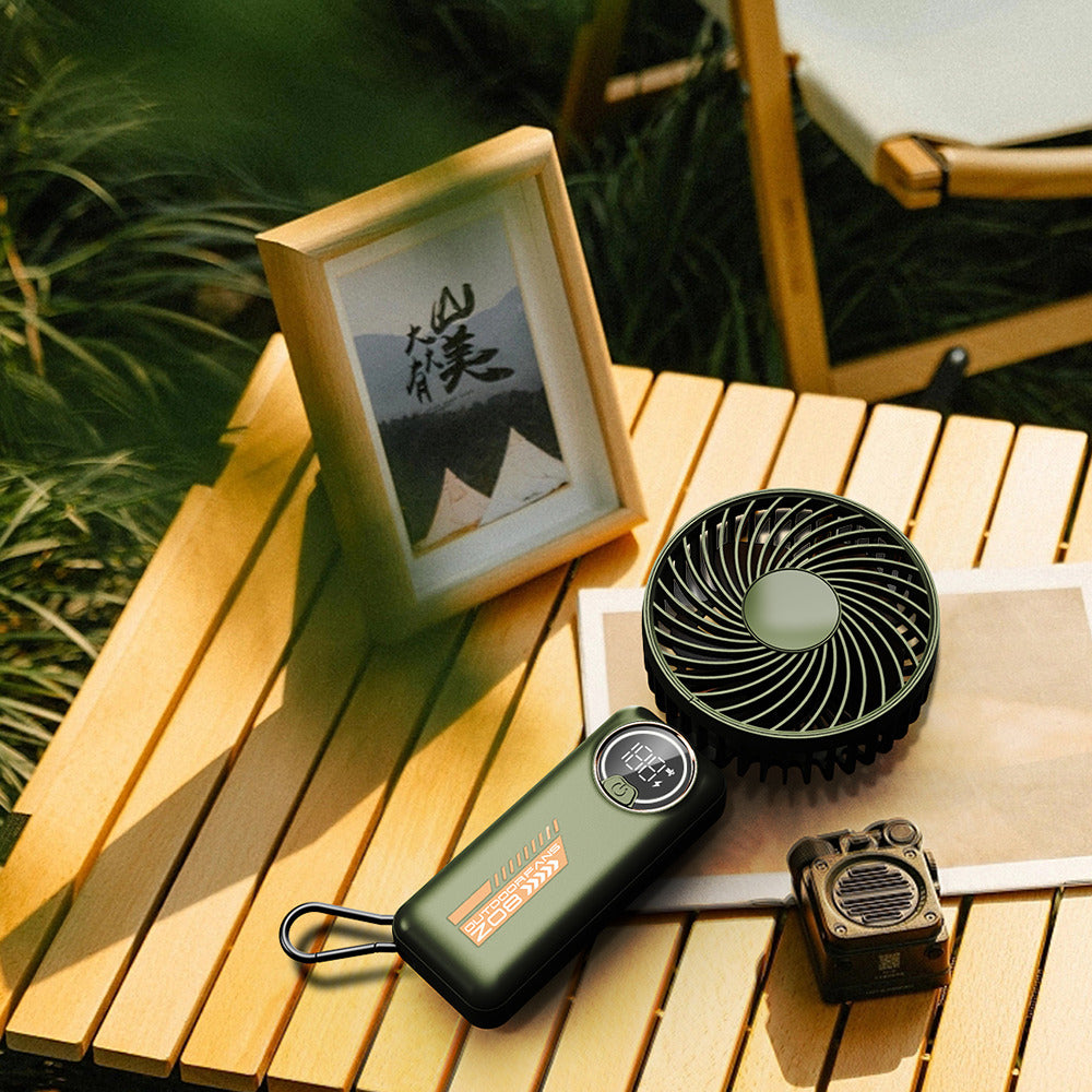 Techsuit Z8 Portable Fan, Green