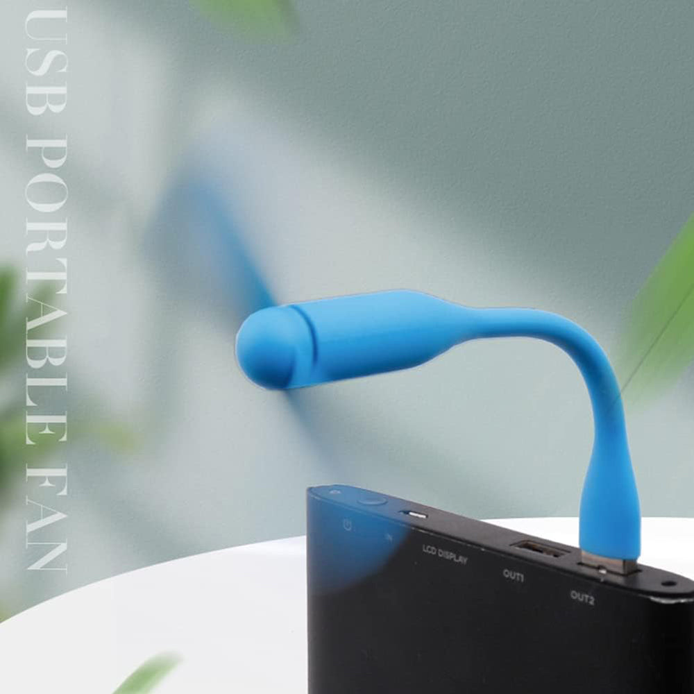 Techsuit TUF1 USB ventilátor, kék