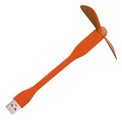 Techsuit TUF1 USB ventilátor, narancssárga