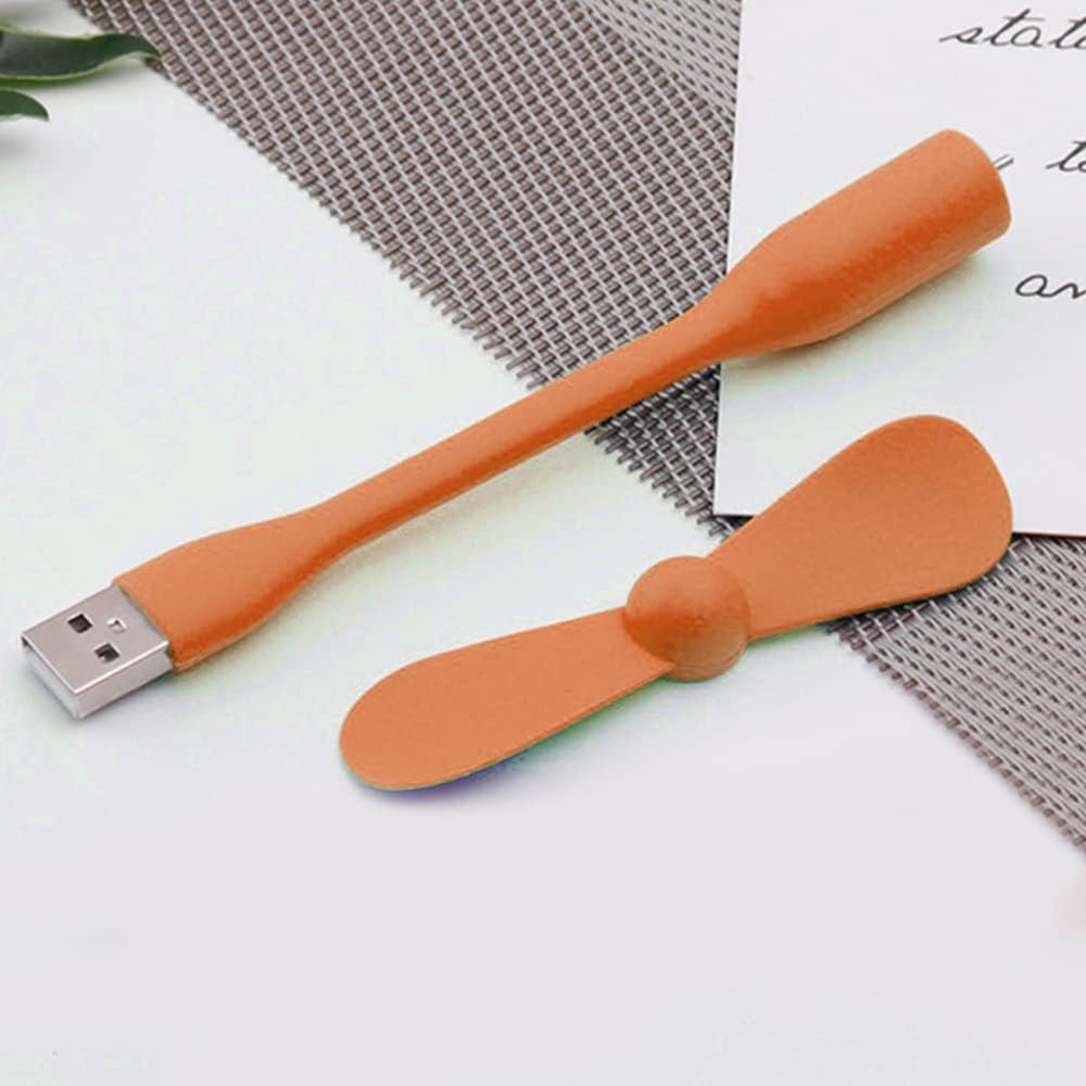 Techsuit TUF1 USB ventilátor, narancssárga